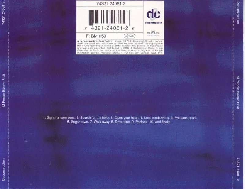 M PEOPLE - Bizarre fruit (CD) 74321 24081 2 NM