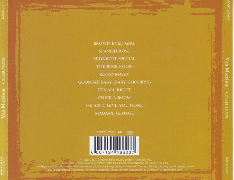 VAN MORRISON - Collections (CD) CDCOL7037 NM-