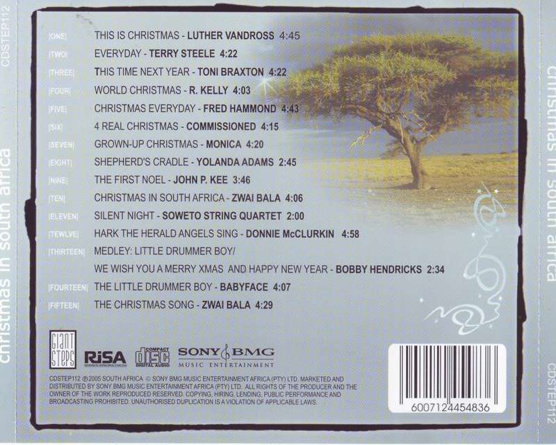 CHRISTMAS IN SOUTH AFRICA - Compilation (CD) CDSTEP112 EX (R25 SALE)