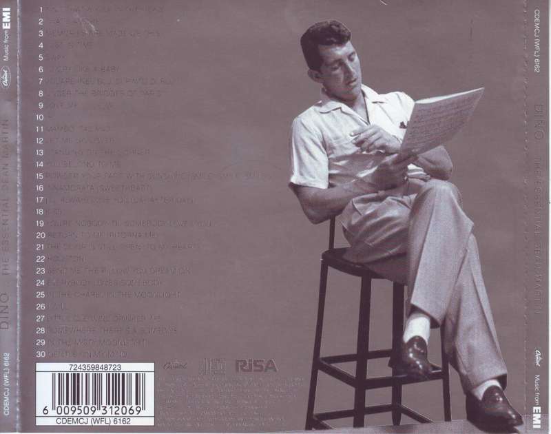DEAN MARTIN - Dino: The Essential Dean Martin (CD) CDEMCJ (WFL) 6162 EX