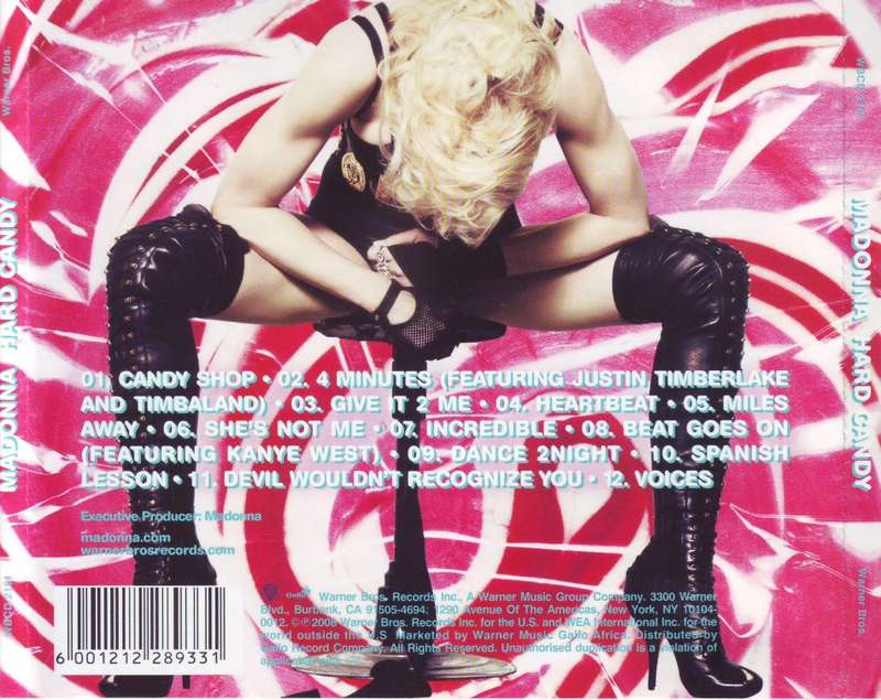 MADONNA - Hard candy (CD)  WBCD 2181 EX