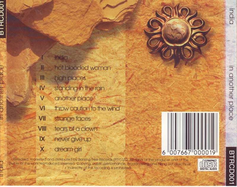 INDIA - In another place (CD) BTRCD001 EX