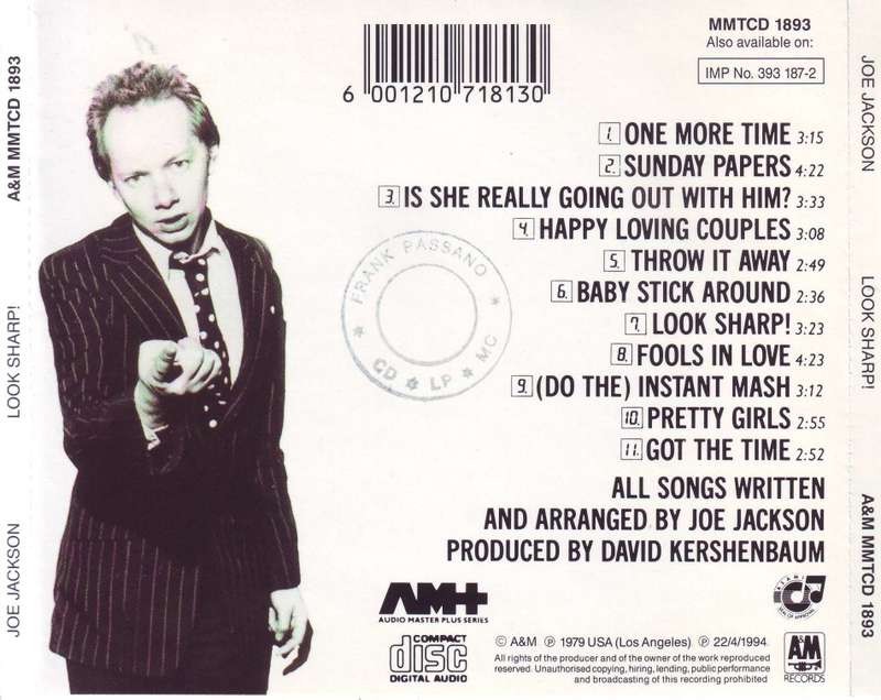 JOE JACKSON -  Look Sharp (CD) MMTCD 1893 NM-