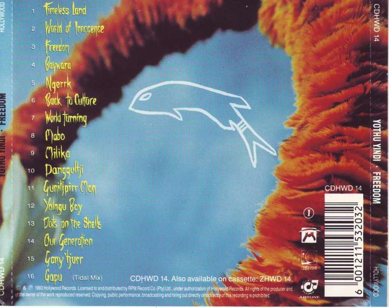 YOTHU YINDI - Freedom (CD) CDHWD 14 EX