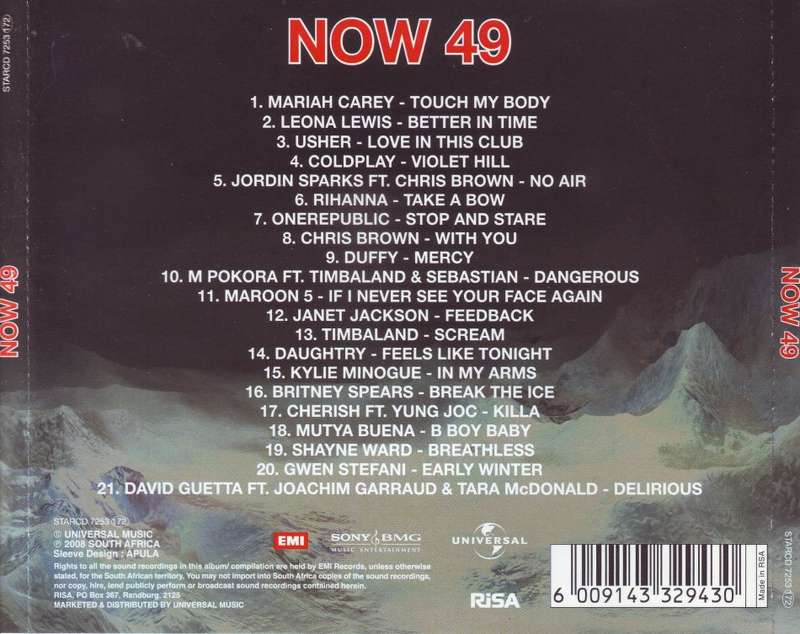 NOW 49 (SA) - Compilation (CD) STARCD 7253 EX