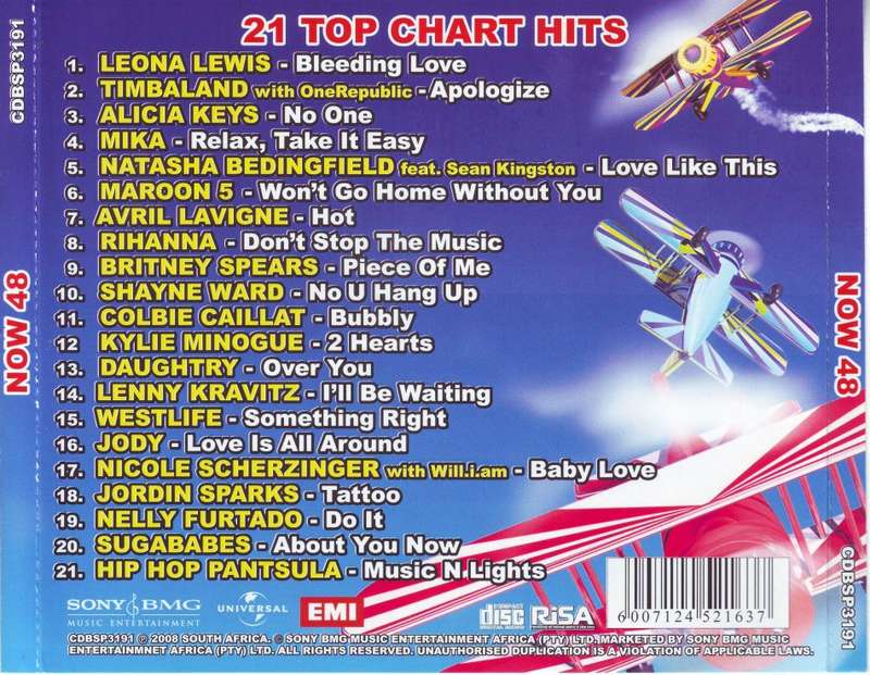 NOW 48 (SA) - Compilation (CD) CDBSP 3191  NM