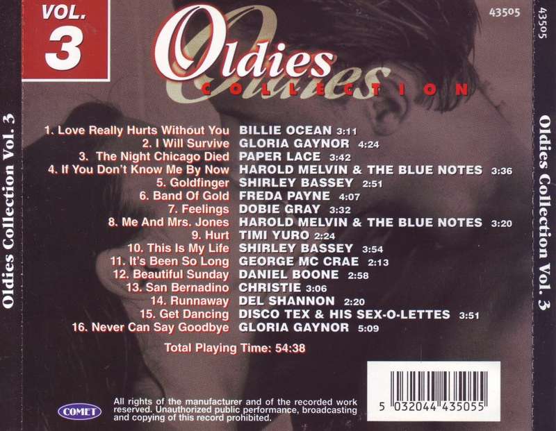 OLDIES COLLECTION VOL.3 - Compilation (CD) 43505 EX