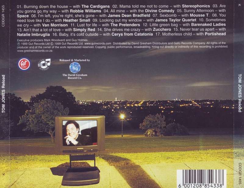 TOM JONES - Reload (CD) CDDGR 1455 K EX