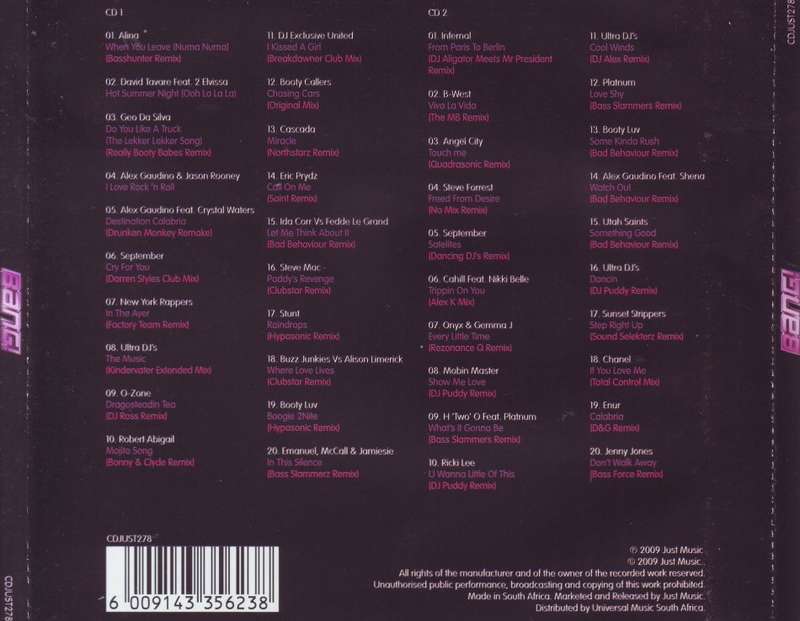 BANG! 40 BANGIN` DANCE ANTHEMS - Compilation (double CD) CDJUST278 EX