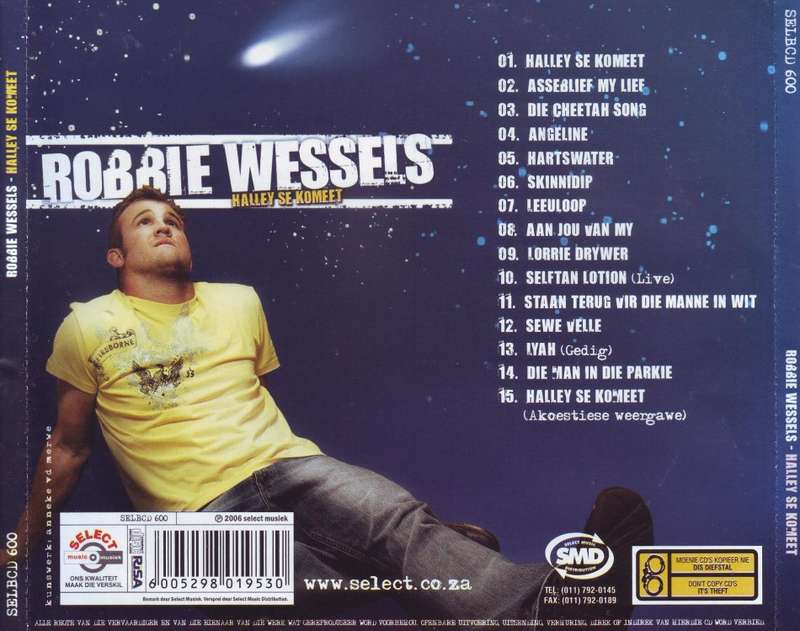 ROBBIE WESSELS - Halley se komeet (CD) SELBCD 600  NM- (R25 SALE)