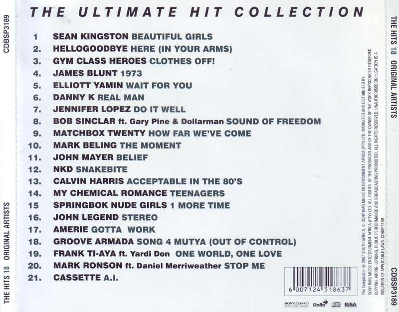 THE HITS 18 - Compilation (CD) CDBSP3189 EX