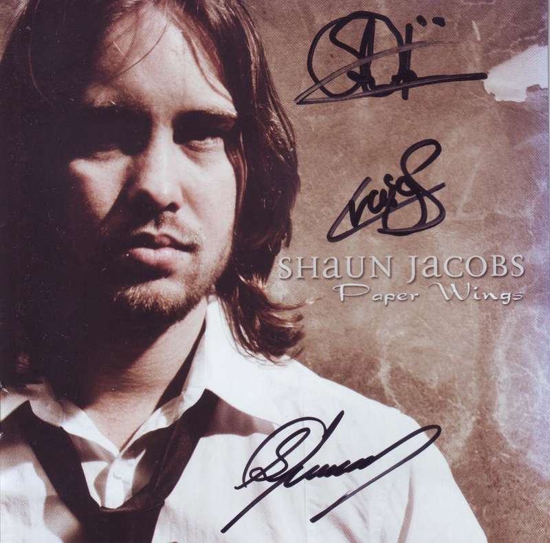 SHAUN JACOBS - Paper wings (CD, signed) CLBCD003 NM (R25 SALE)
