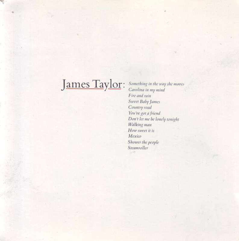 JAMES TAYLOR - Greatest hits (CD) WBXD 60 EX