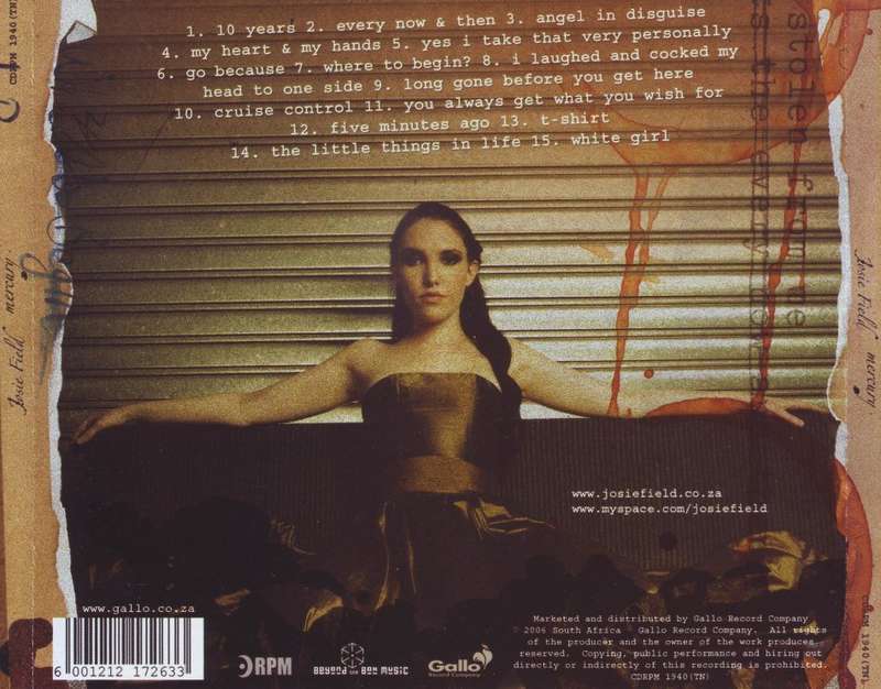 JOSIE FIELD - Mercury (CD) CDRPM 1983 (TN) NM