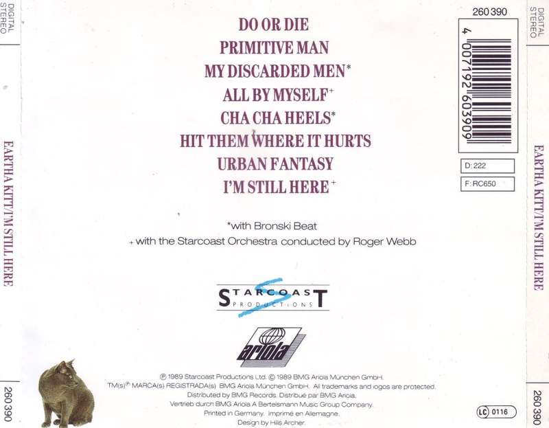 EARTHA KITT - I`m still here (CD) 260 390 EX