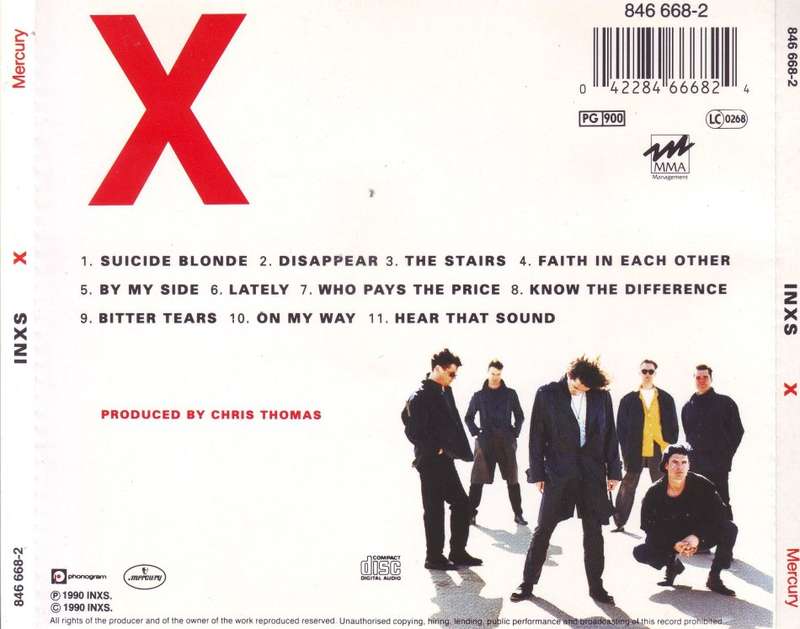INXS - X (CD) 846 668-2 EX