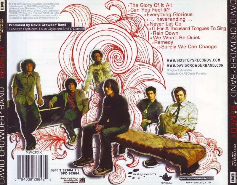 DAVID CROWDER BAND - Remedy (CD) 0946 3 92684 2 9 / SPD 92684 EX
