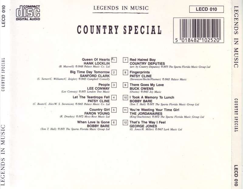 COUNTRY SPECIAL - Compilation (CD) LECD 010 NM