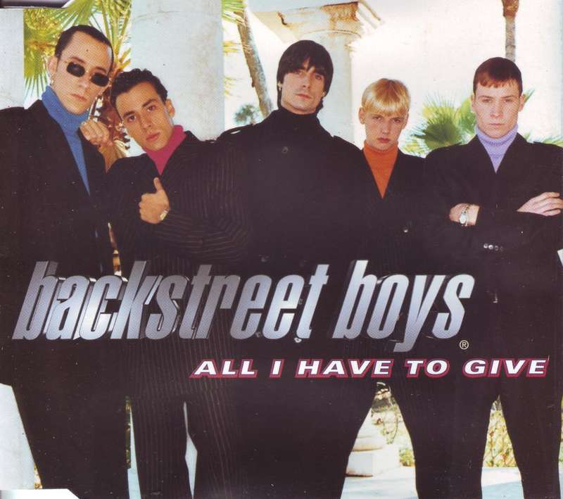 BACKSTREET BOYS - All I Have To Give (CD single) CDHIPS (WS) 9054 VG+