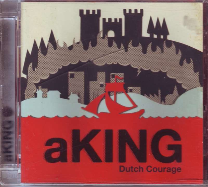 aKING - Dutch courage (CD, crack in super jewel case) RR 087 EX