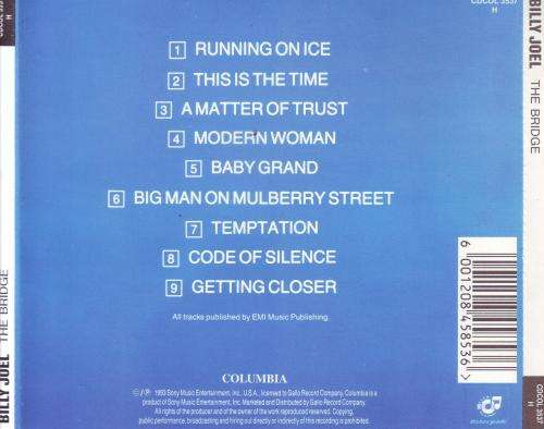 BILLY JOEL - The bridge (CD) CDCOL 3537 H EX