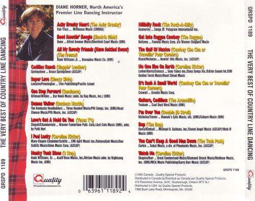 THE VERY BEST OF COUNTRY LINE DANCING - Compilation (CD) QRSPD 1189 NM (R25 SALE)