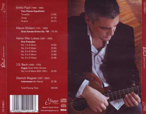 JAMES GRACE - Portrait (CD) CD STR071 NM (R25 SALE)
