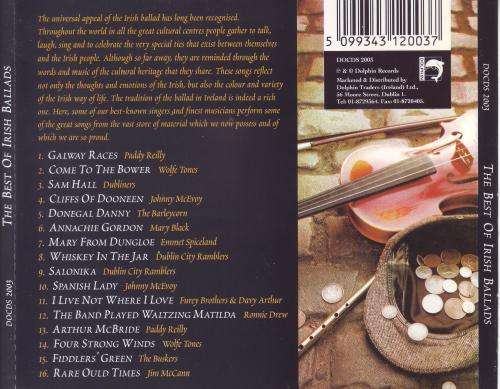 THE BEST OF IRISH BALLADS - Compilation (CD) DOCDS 2003 NM (R25 SALE)