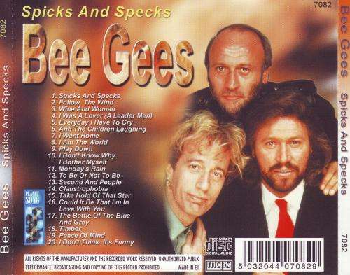 BEE GEES - Spicks and specks (CD) 7082 VG+