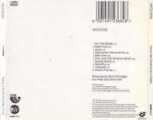 JIMMY NAIL - Growing up in public (CD) WICD 5156 EX