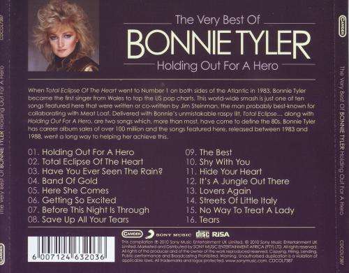 BONNIE TYLER - Holding out for a hero: the very best of (CD) CDCOL7387 NM-