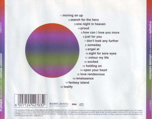M PEOPLE - Ultimate collection (CD, pages of booklet stuck together) CDRCA7117 EX
