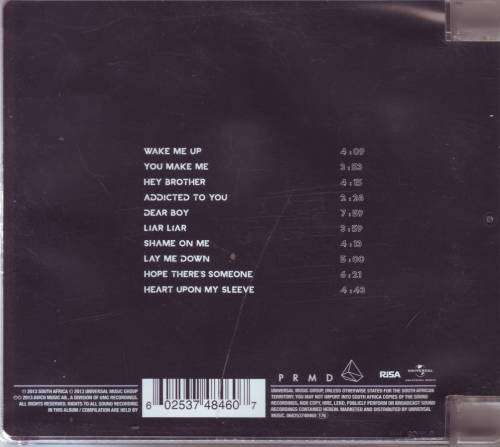 AVICII - True (CD, super jewel case has a couple of cracks) 060253748460 NM