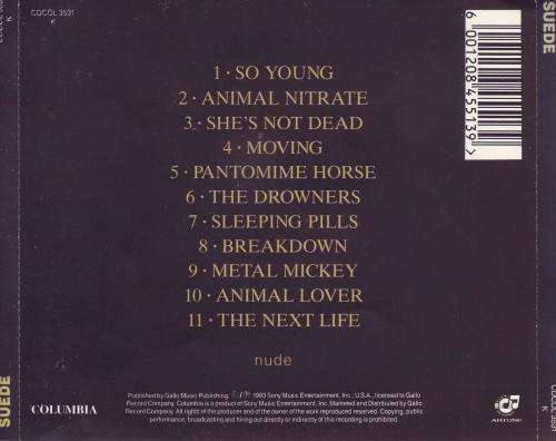 SUEDE - Suede (CD) CDCOL 3531 K VG+