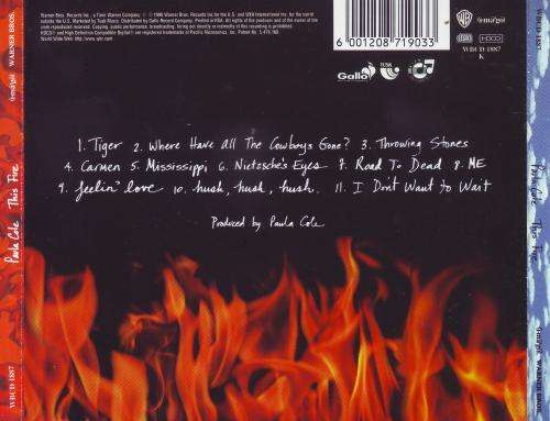 PAULA COLE - This fire (CD) WBCD 1887 VG+