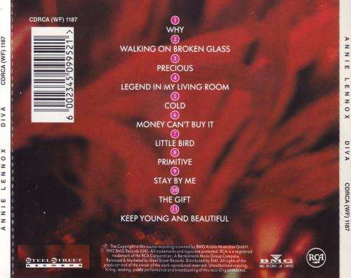 ANNIE LENNOX - Diva (CD) CDRCA (WF) 1187 VG