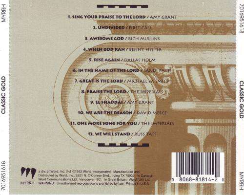 CLASSIC GOLD - Compilation (CD) 7016951618 VG+
