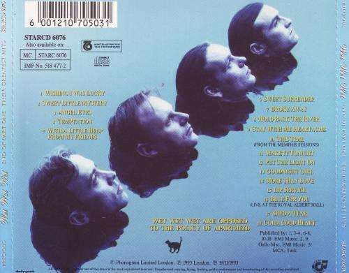 WET WET WET - End of part one their greatest hits (CD) STARCD 6076 VG+