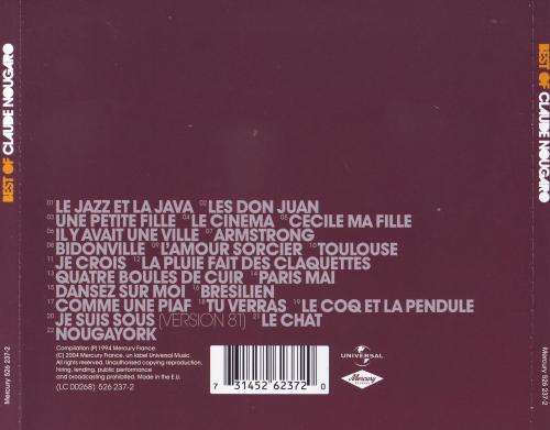 CLAUDE NOUGARO - Best of (CD) 526 237-2 NM-