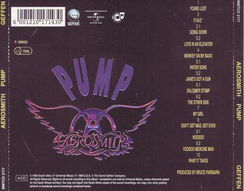 AEROSMITH - Pump (CD) MMTCD 2117 NM-