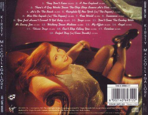 KIRSTY MACCOLL - Galore: The Best Of Kirsty MacColl (CD) CDVIR (WF) 251 VG+
