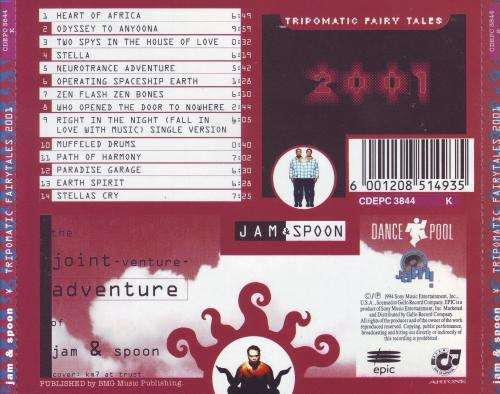 JAM AND SPOON - Tripomatic fairytales 2001 (CD) CDEPC 3844 K NM