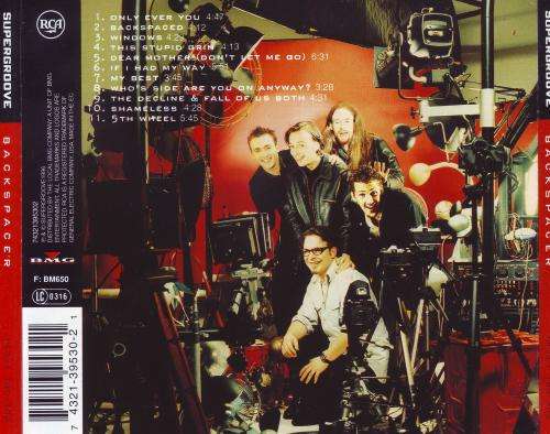 SUPERGROOVE - Backspacer (CD) 74321 395 302 NM