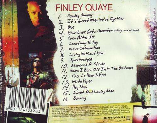FINLEY QUAYE - The best of the epic years (CD) CDEPC7036 NM-