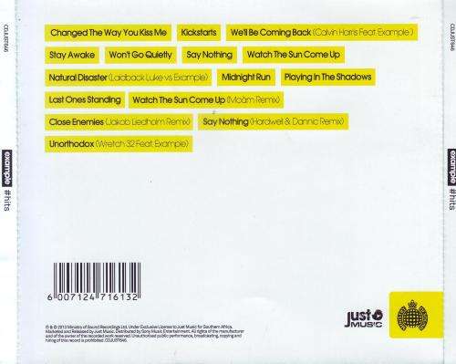 EXAMPLE - #hits (CD, promo) CDJUST646 NM