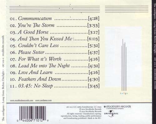 THE CARDIGANS - Long gone before daylight (CD) 067 101-2 EX