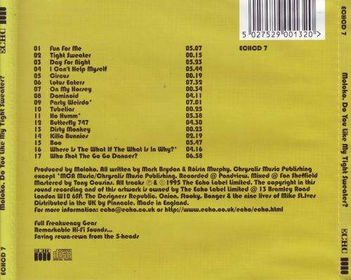 MOLOKO - Do you like my tight sweater? (CD) ECHCD 7 NM