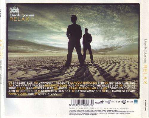 BLANK + JONES - Relax (CD) CDRPM 1812 EX