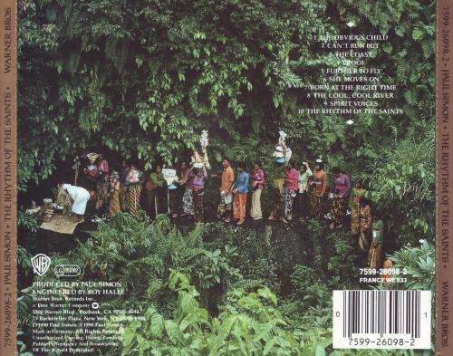 PAUL SIMON - The rhythm of the saints (CD) 7599-26098-2 VG+