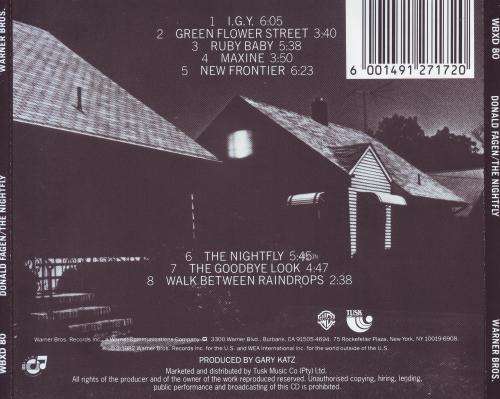 DONALD FAGEN - The nightfly (CD) WBXD 80 EX